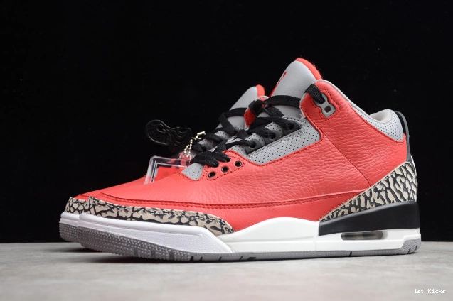 3 Red Jordan Cement CK5692-600 Air 0801